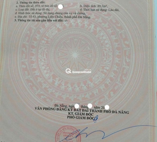Bán đất kiệt Ô TÔ K97 Nguyễn Lương Bằng - Gần trường ĐHBK